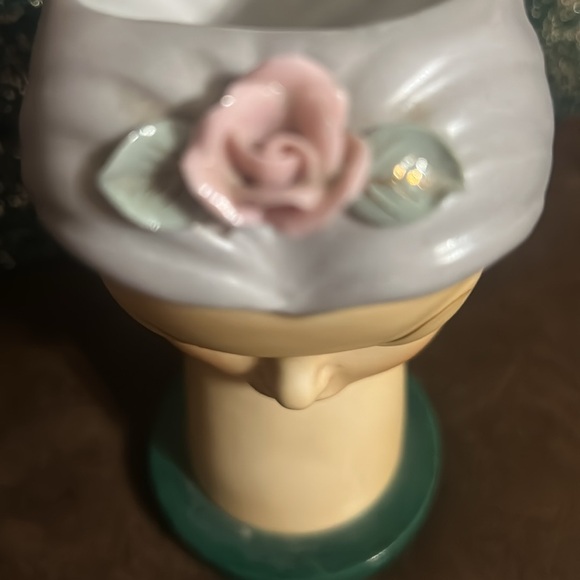Vintage uoagco porcelain lady head vase/planter - Picture 8 of 8
